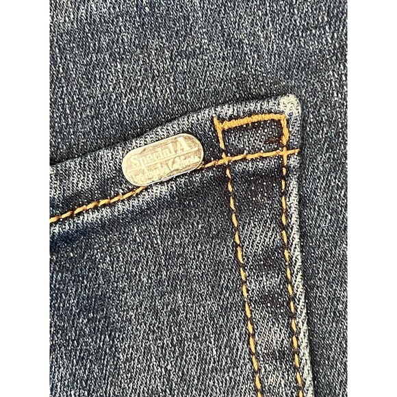 PinkBlush Special A LA Maternity Shorts Blue Denim Ripped Distressed Jeans Small - Picture 9 of 11